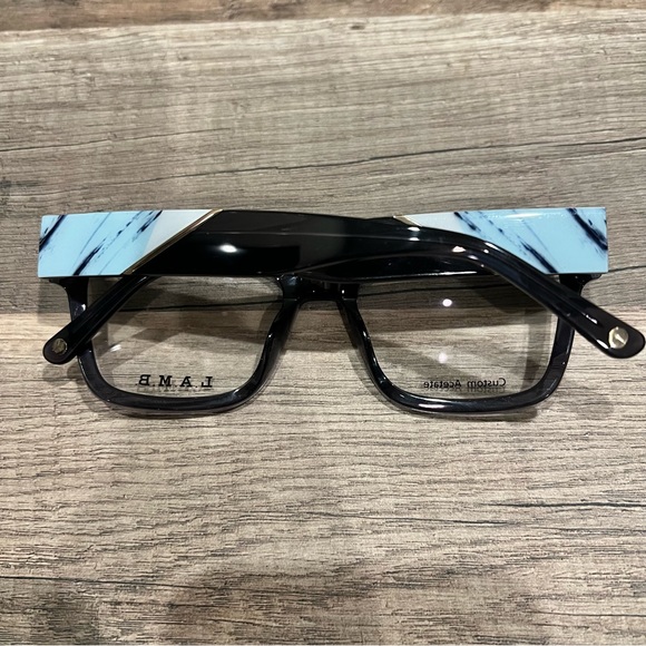 L.A.M.B Plastic Abstract Eyeglass Frame - Picture 3 of 5